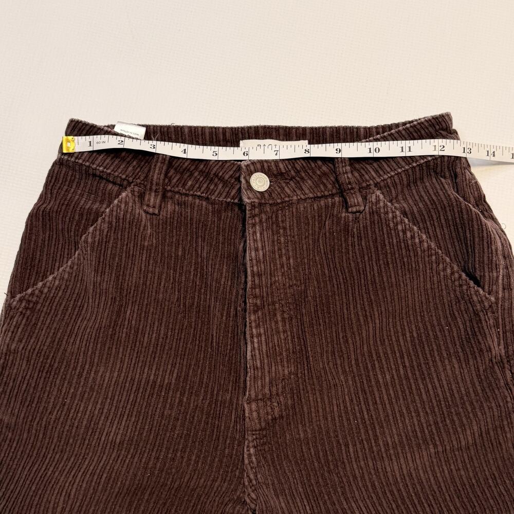 PacSun Pants Juniors 26 Brown 90s BF Carpenter Corduroy Straight Leg Relaxed - Picture 11 of 12